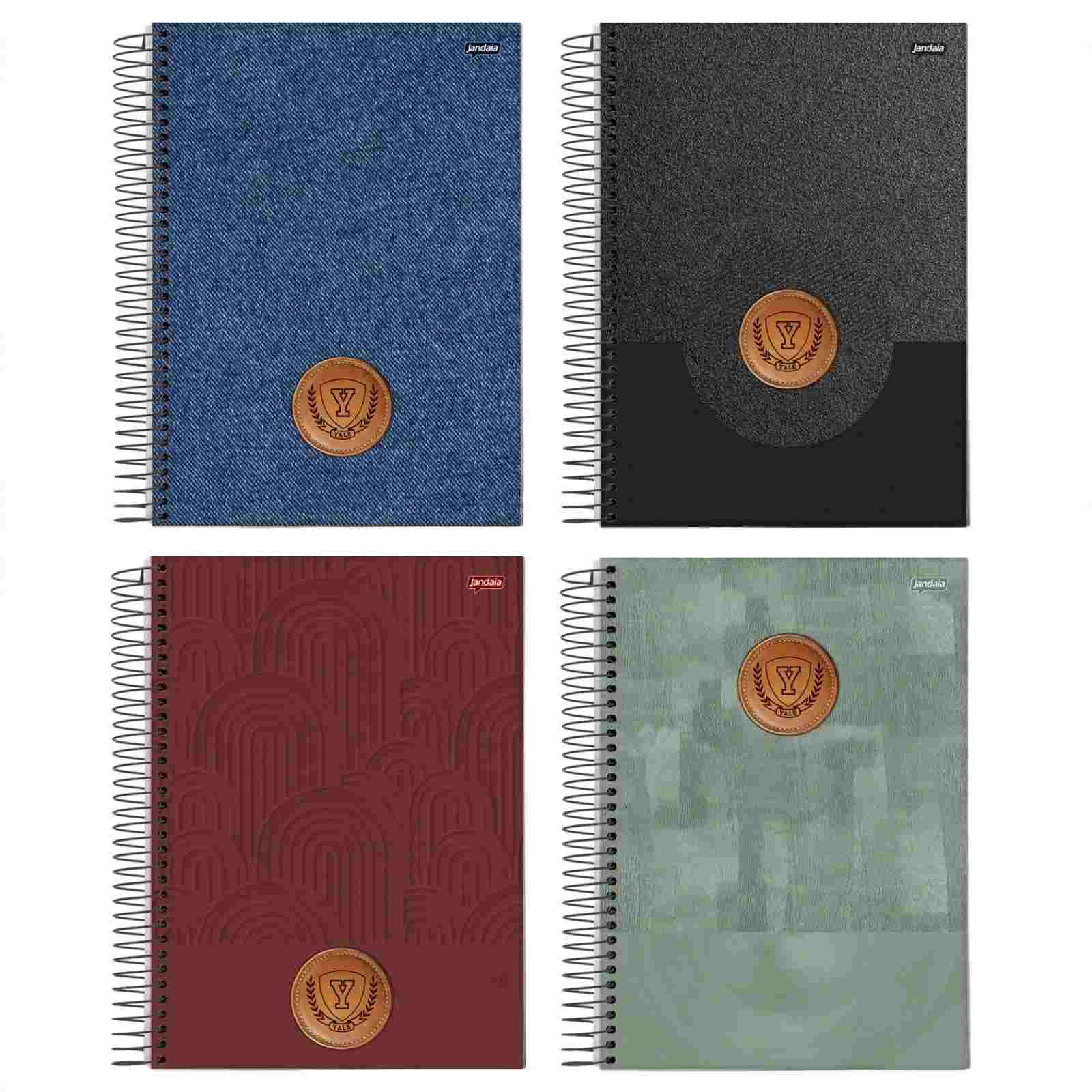 CADERNO ESPIRAL 1/4 CD YALE 
